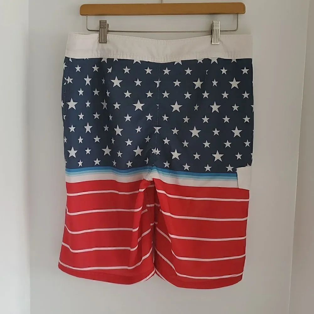 Trinity American Flag Men's Boardshorts Size 30